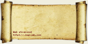 Ivona Peruničić vizit kartica